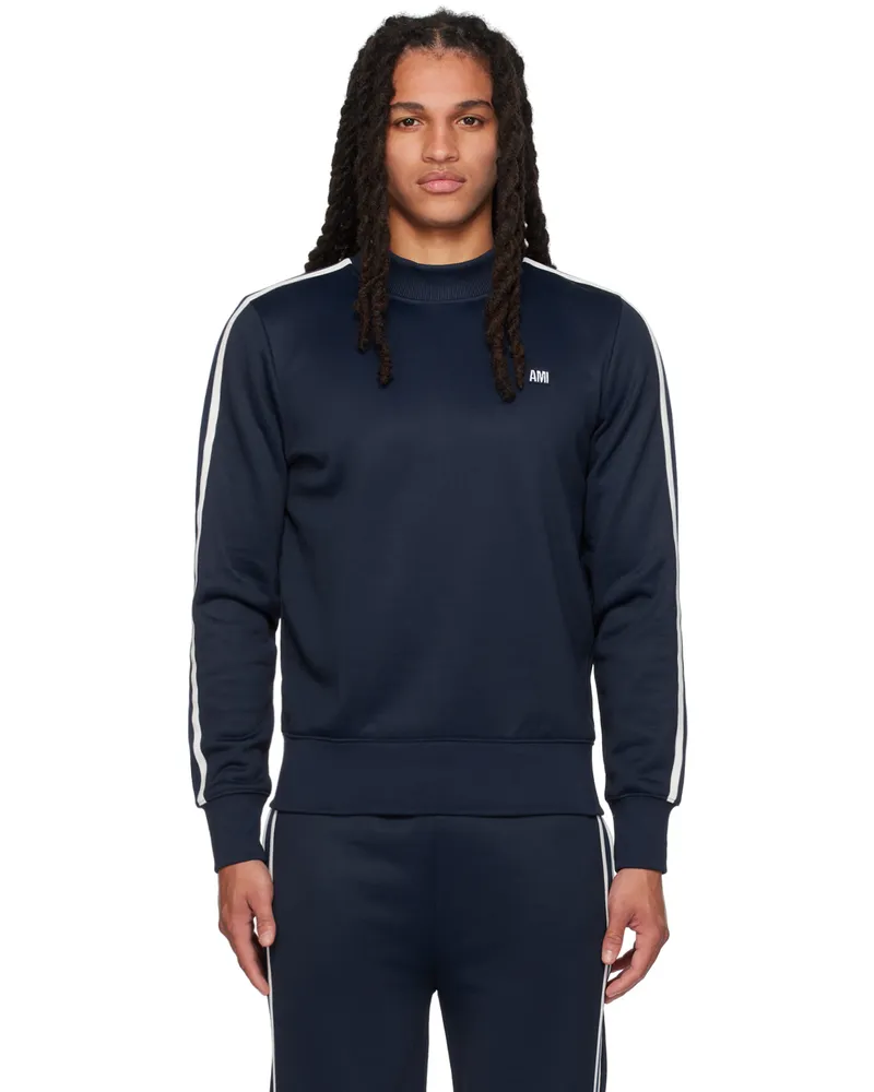 AMI Paris SSENSE Exclusive Navy Sweatshirt 4003