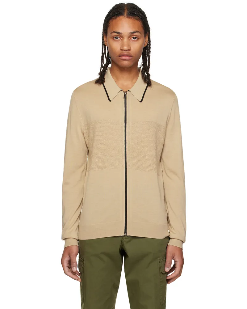Paul Smith Beige Zip Sweater 61
