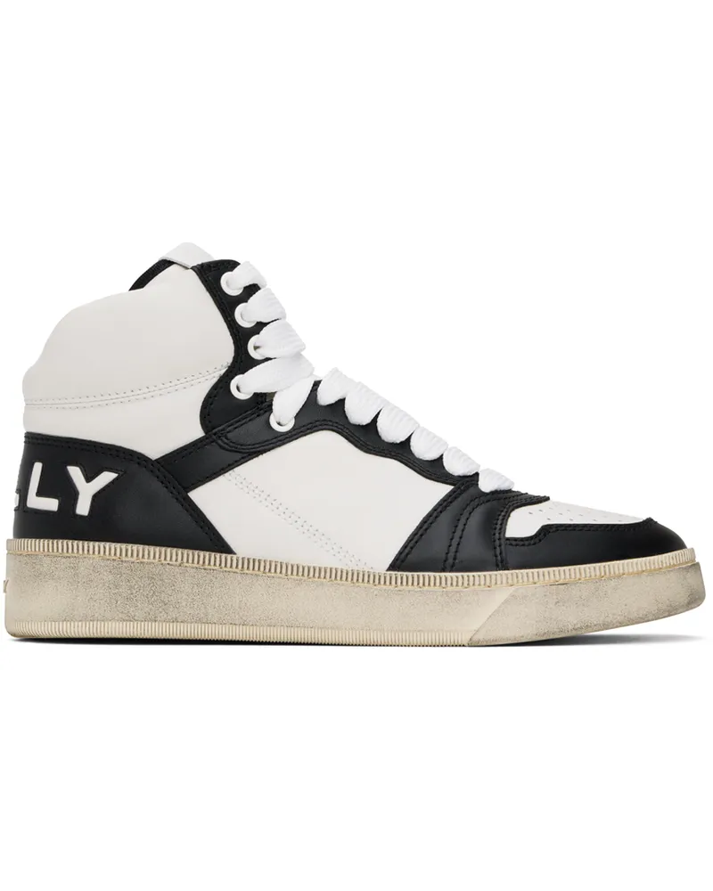 Bally Black & White Raise High-Top Sneakers Black