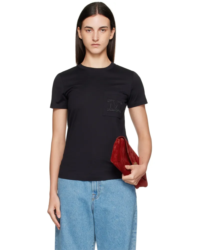 Max Mara Black Papaia T-shirt 007