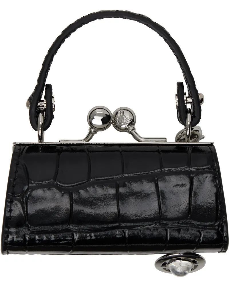 Vivienne Westwood Gunmetal Doll Bag Coin Pouch - bei