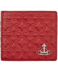 Vivienne Westwood Red Billfold Wallet Aw24-h401