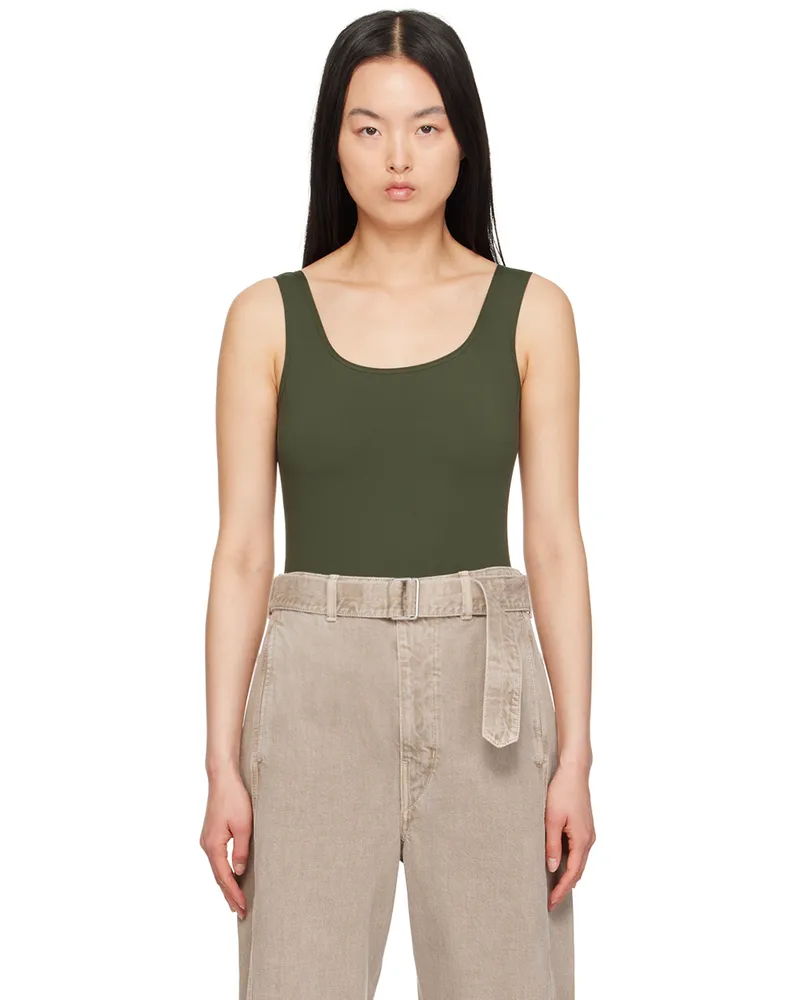 Sofie D'Hoore Green Karla Bodysuit Avocado