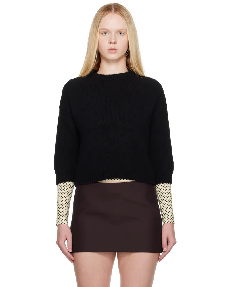 KHAITE Black Sabina Sweater 200
