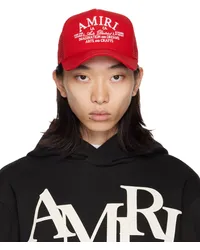 Amiri Red 'Arts District' Trucker Cap Red