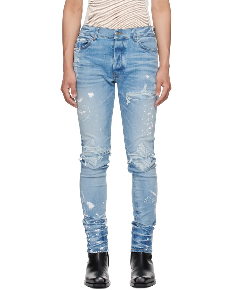 Amiri Blue Painter Denim MX1 Jeans Faded