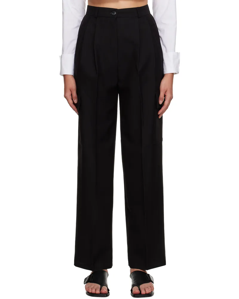 FRANKIE Shop Black Maesa Trousers Black