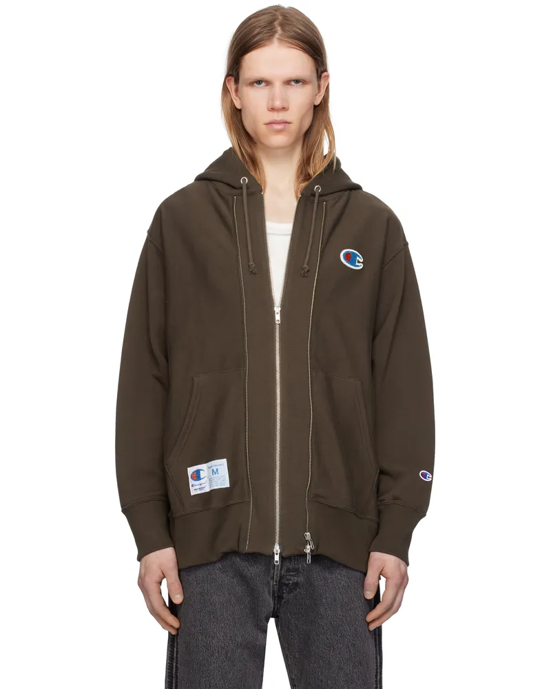 Undercover Brown Champion Edition UC1E4811 Hoodie Brown