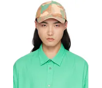 Brown & Green Printed Cap