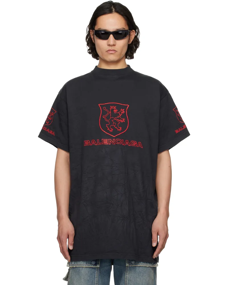 Balenciaga Black Lion Club T-shirt 8478