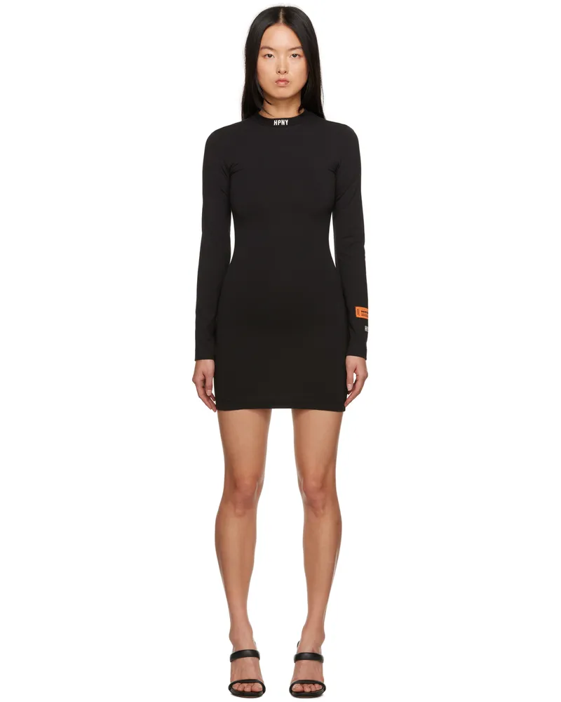 Heron Preston Black 'HPNY' Minidress Black