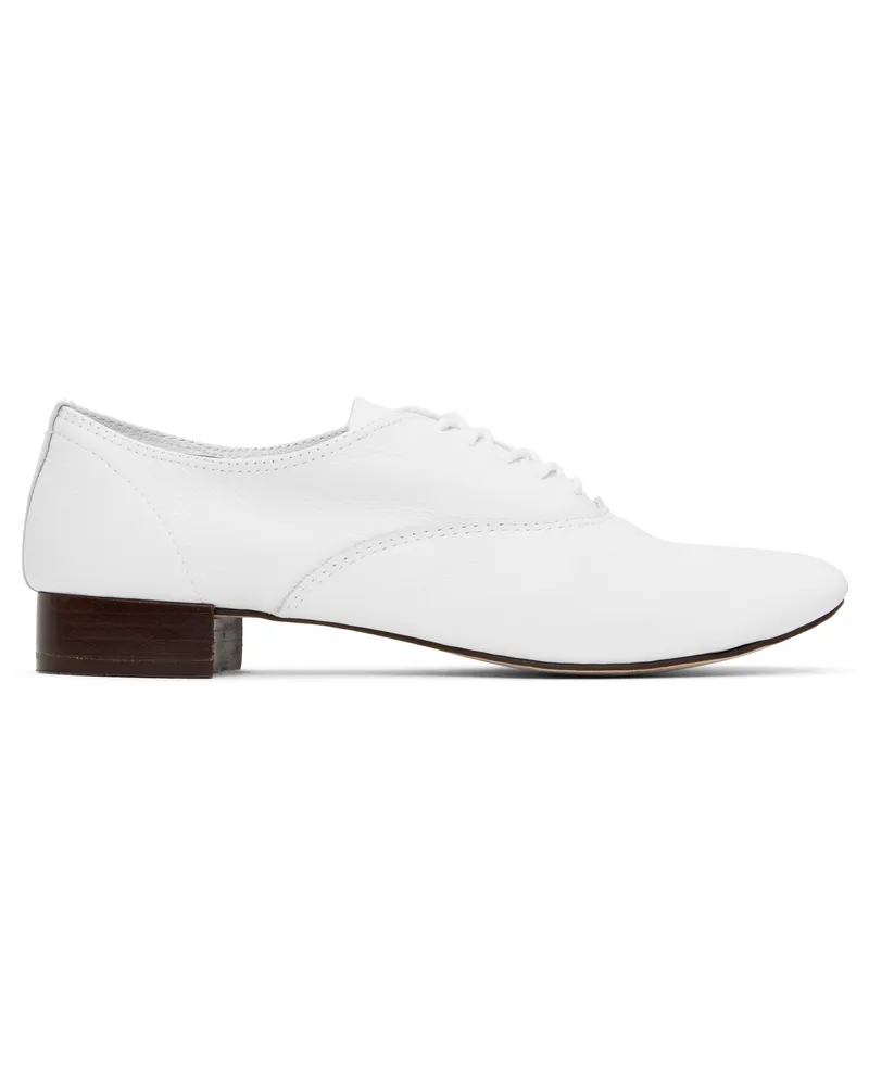 Repetto White Zizi Oxfords 50