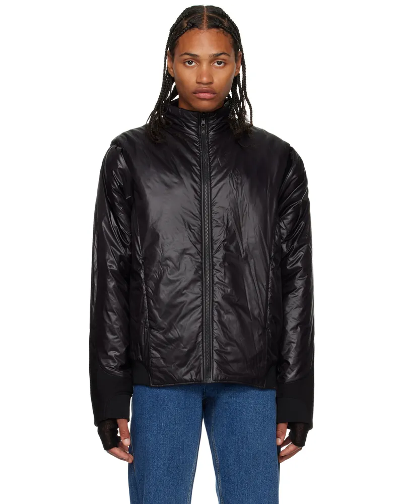 LOW CLASSIC Black Reversible Down Jacket Black