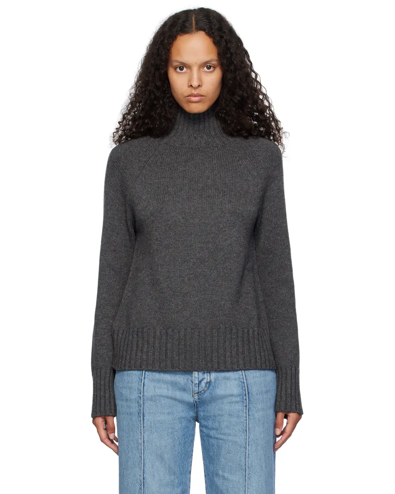 Max Mara Gray Mantova Turtleneck 011
