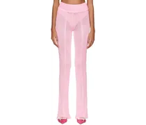 SSENSE Exclusive Pink Acrylic Lounge Pants