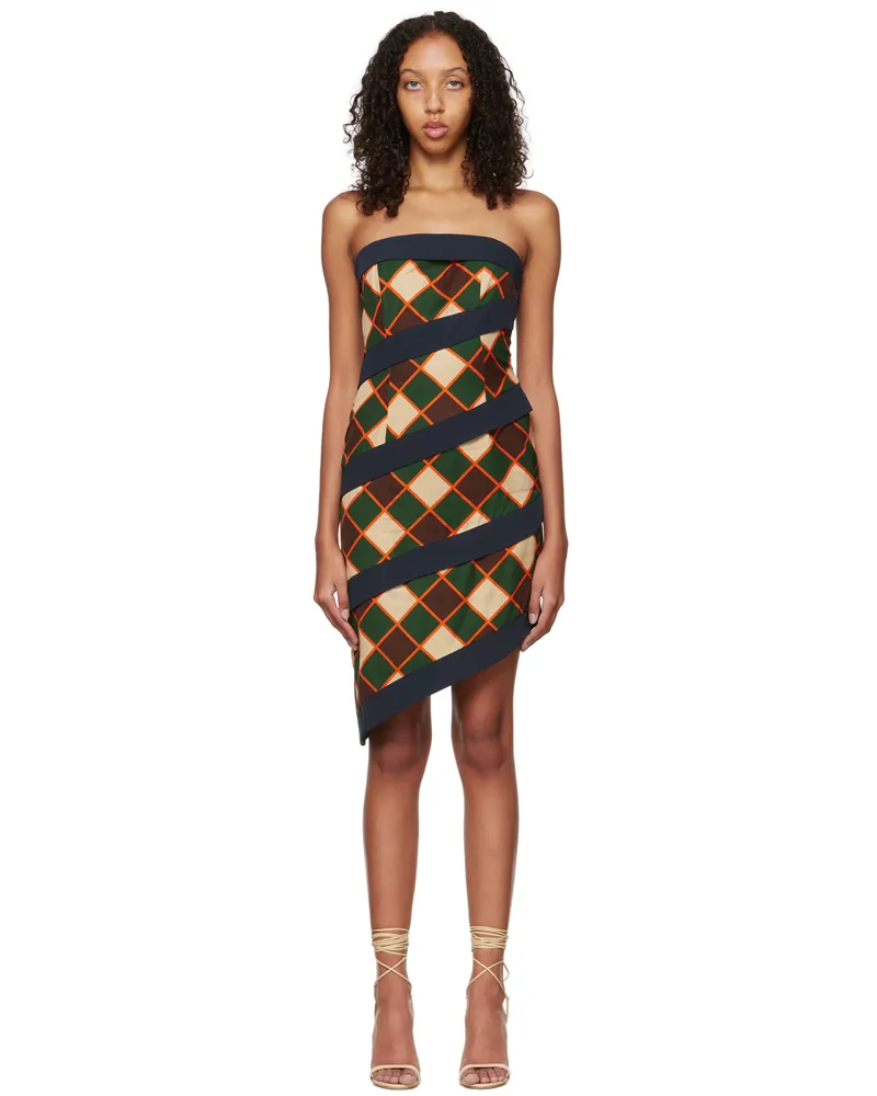 AHLUWALIA Multicolor Robyn Minidress Multico