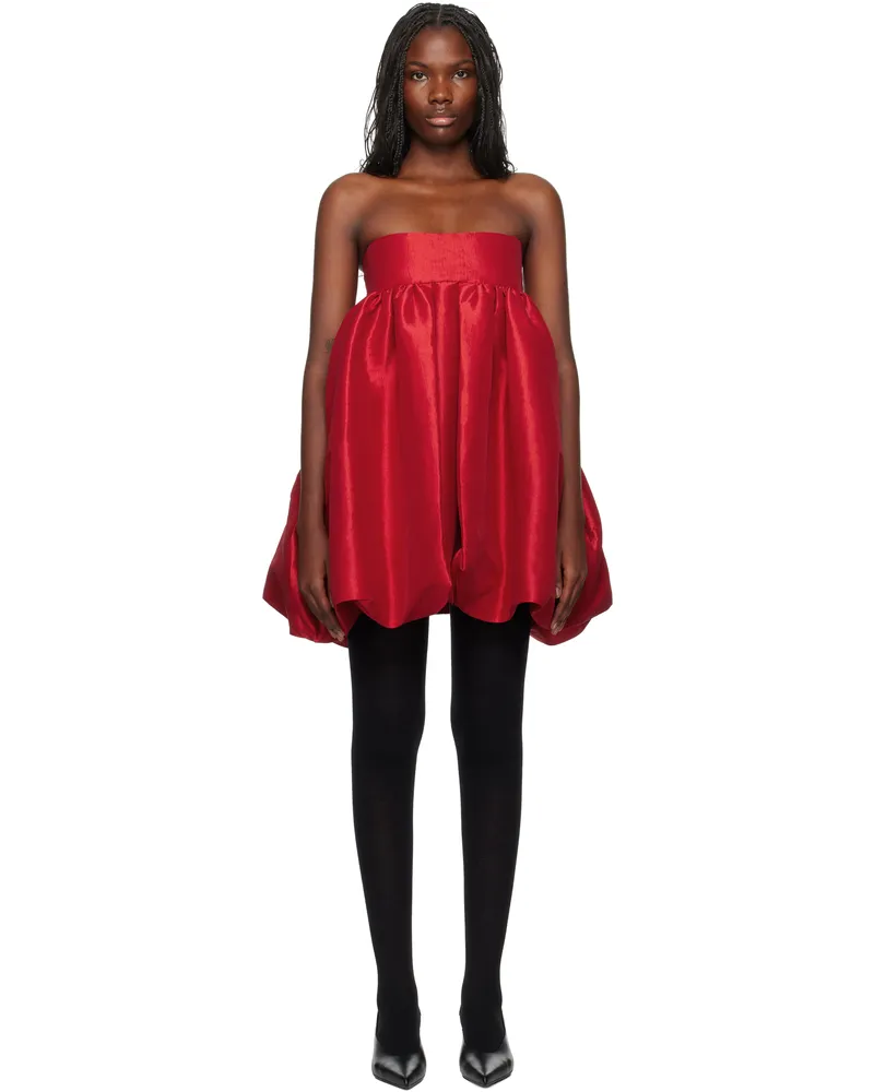 Kika Vargas SSENSE Exclusive Red Crie Minidress Red