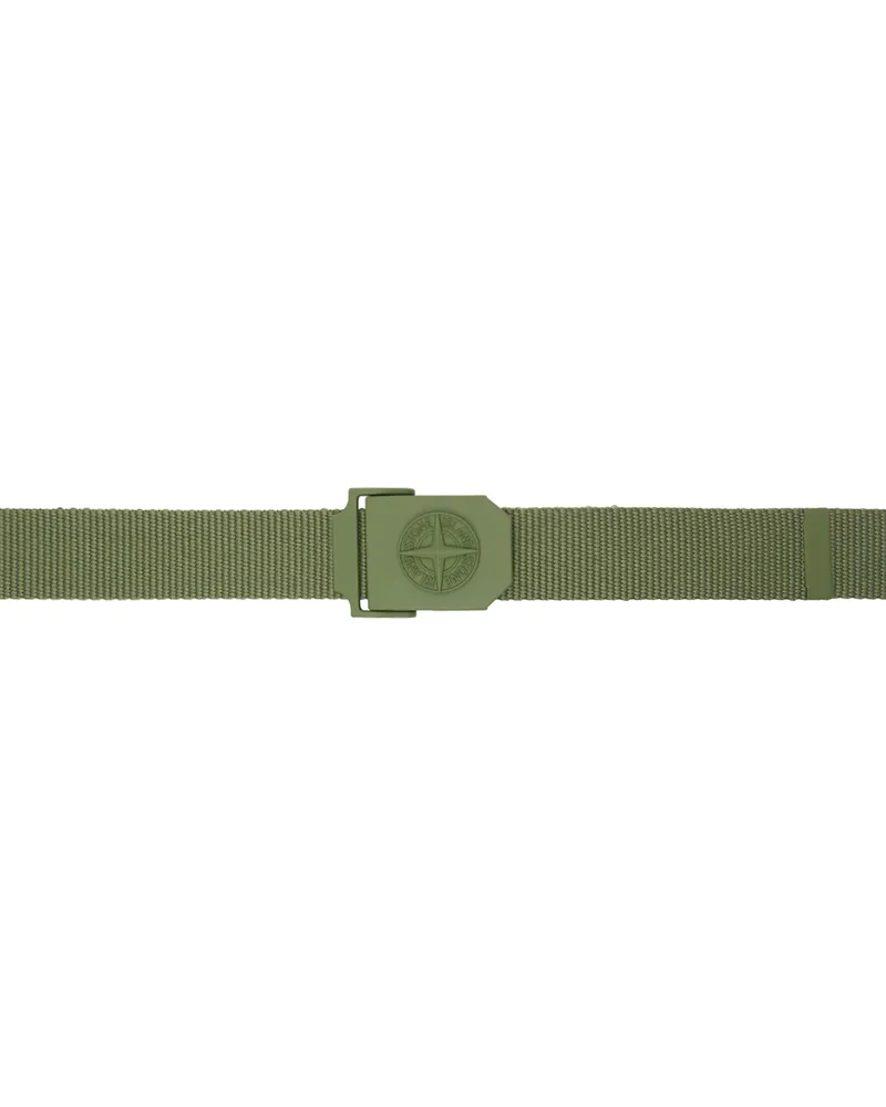 Stone Island Green 94071 Tape Belt V0059