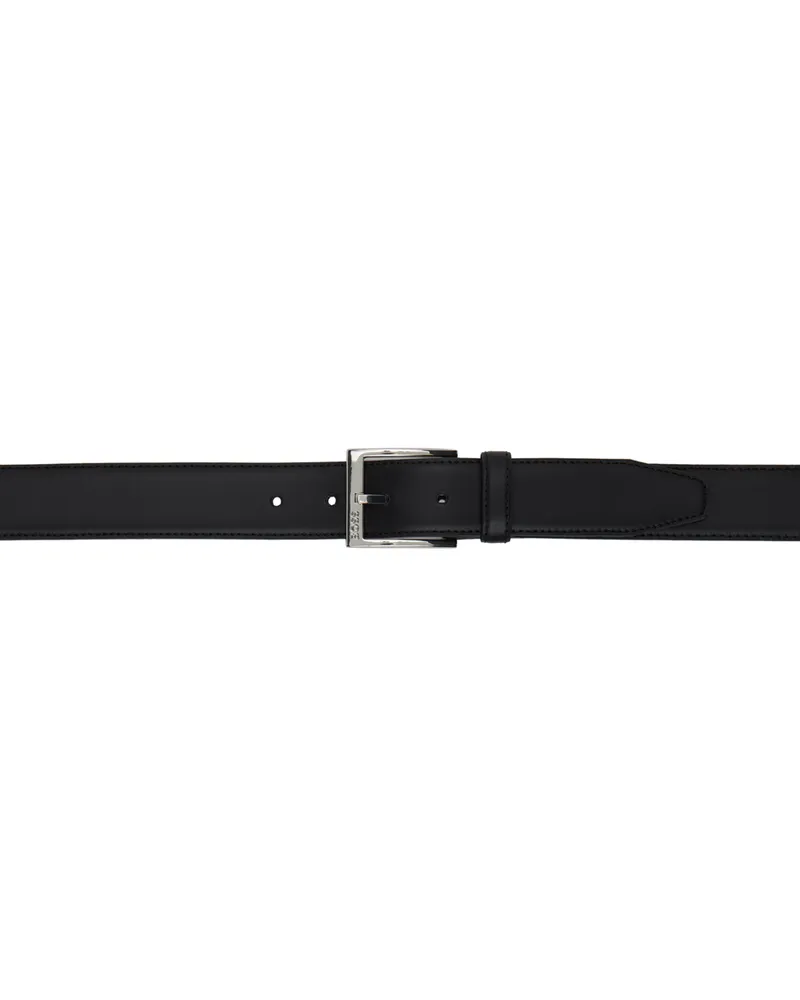 HUGO BOSS Black Logo Buckle Belt 001-black