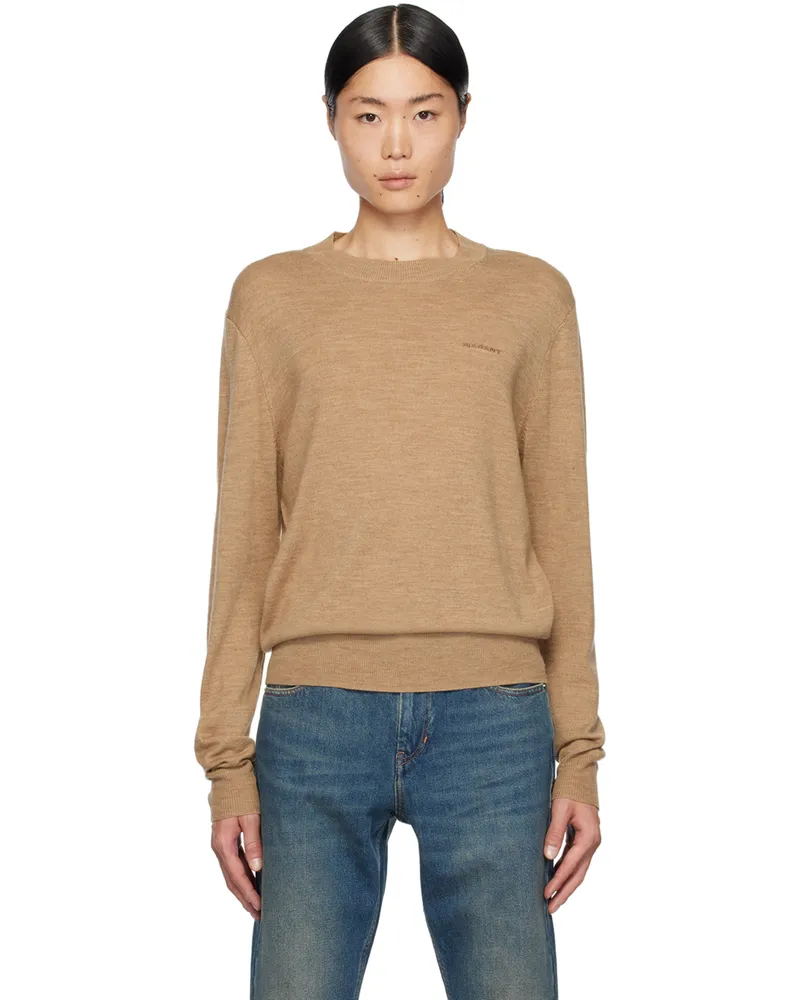 Isabel Marant Tan Basile Sweater 50ta