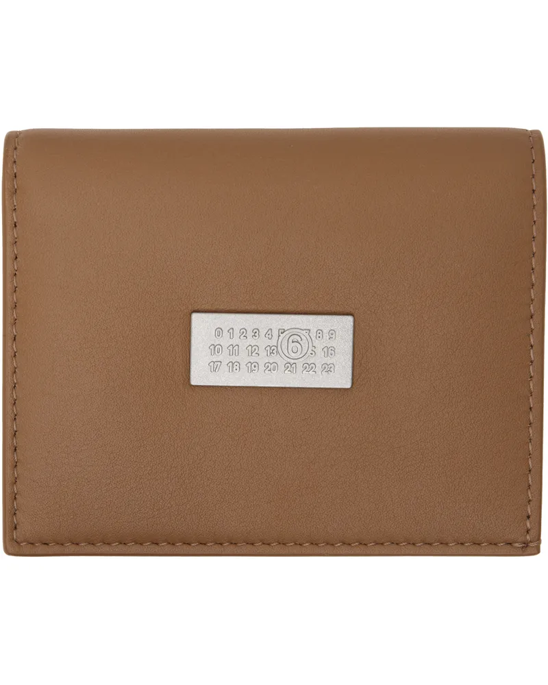 Maison Margiela Tan Leather Wallet Tchipmunk