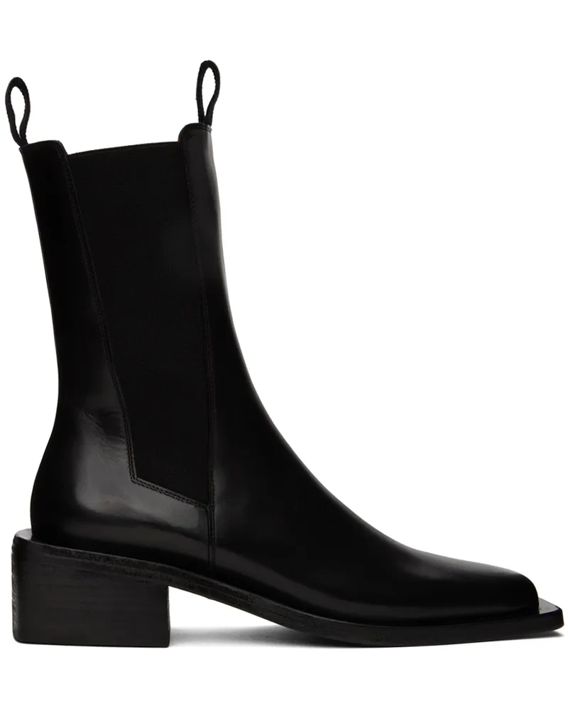 Marsèll Black Pannello Chelsea Boots 666