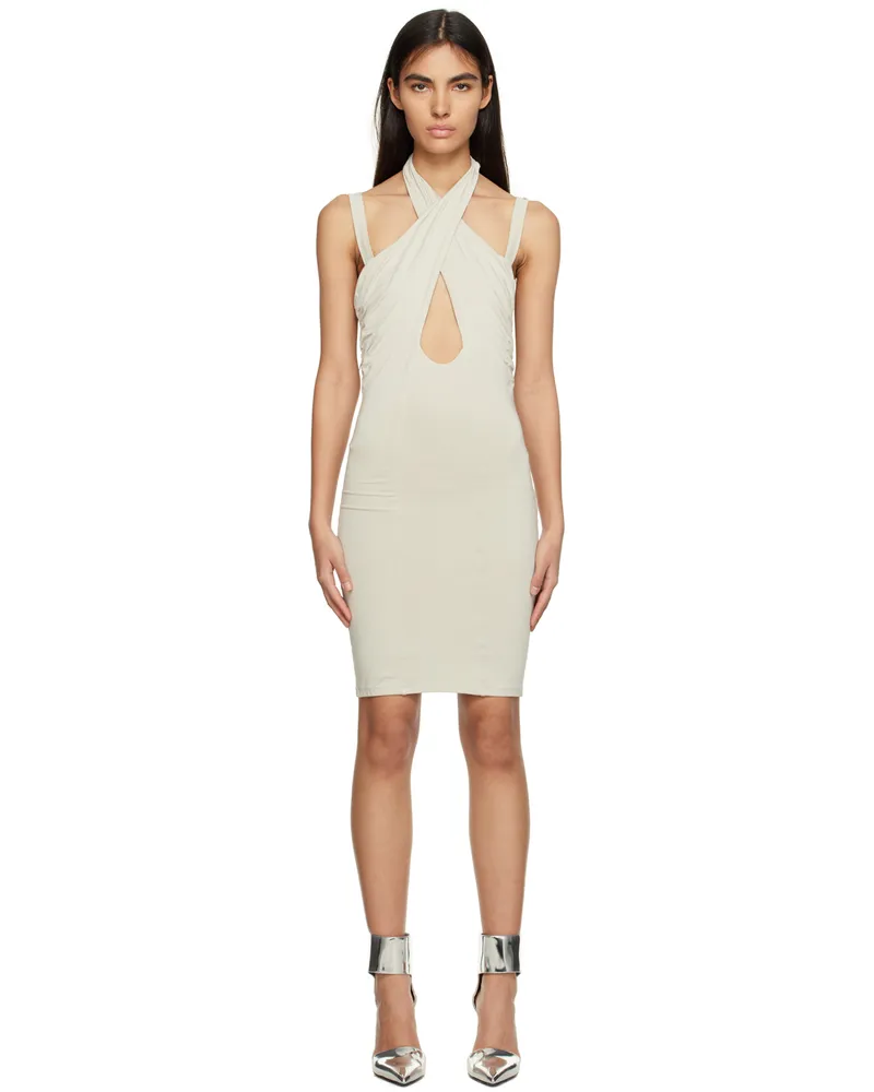 Han Kjøbenhavn Beige Drape Minidress Light