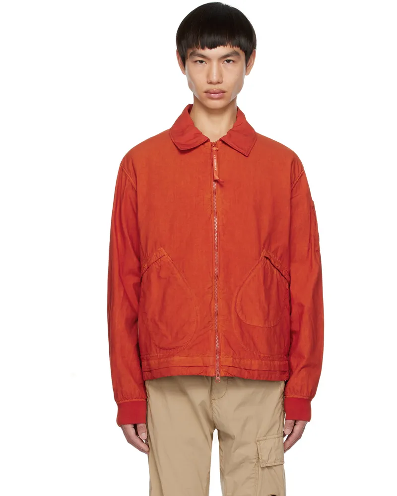 C.P. Company Orange Light Bomber Jacket 439