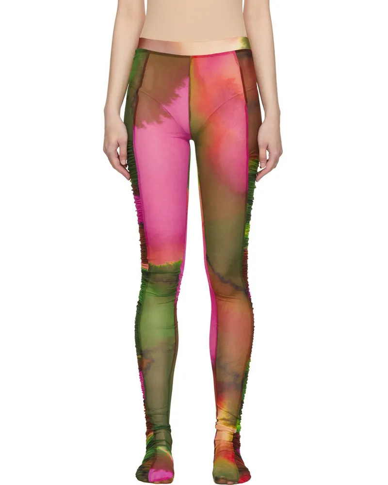 Dries van Noten Purple Ruffled Tights 304
