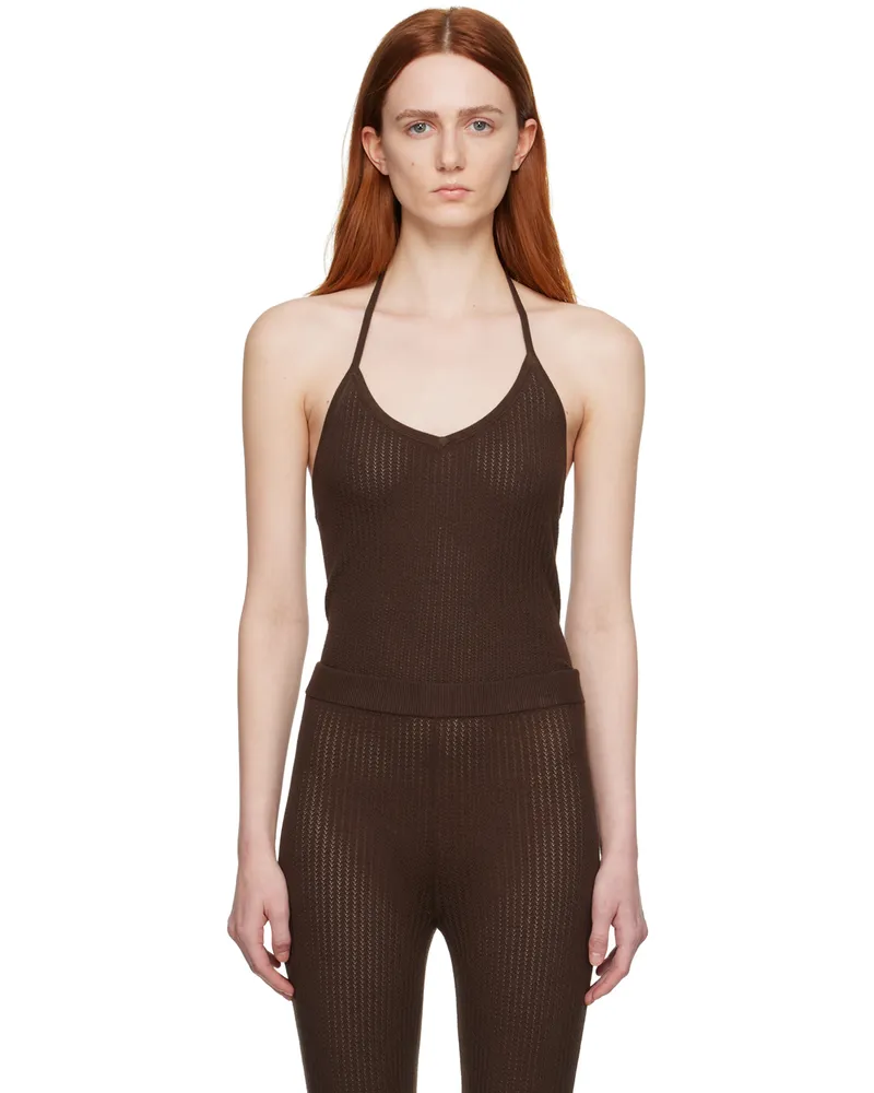 The Garment Brown Marmont Tank Top Espresso