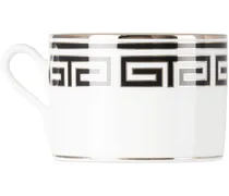 White & Black Labirinto Tea Cup