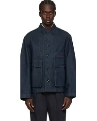 Christophe Lemaire Indigo Boxy Denim Jacket Bldenim