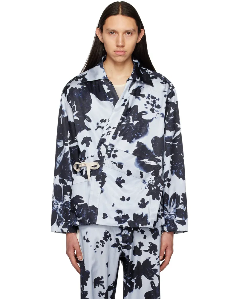 Nicholas Daley Blue Calypso Jacket Ice