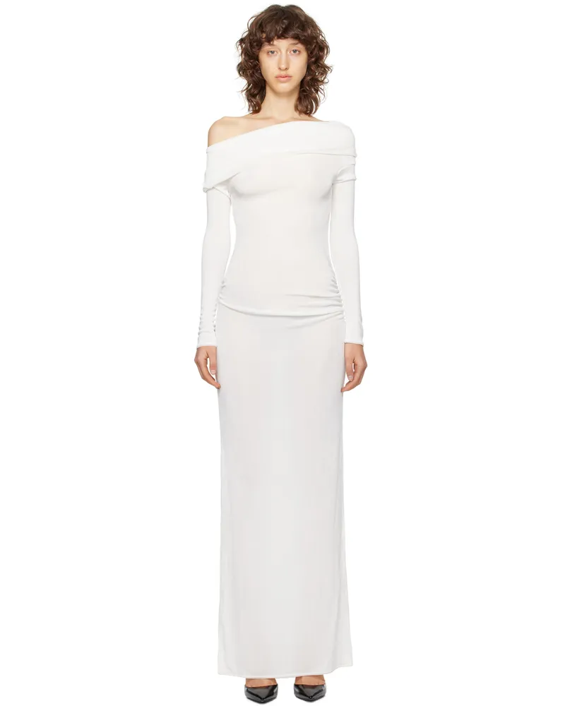 Anna October White Teresa Maxi Dress Ivory
