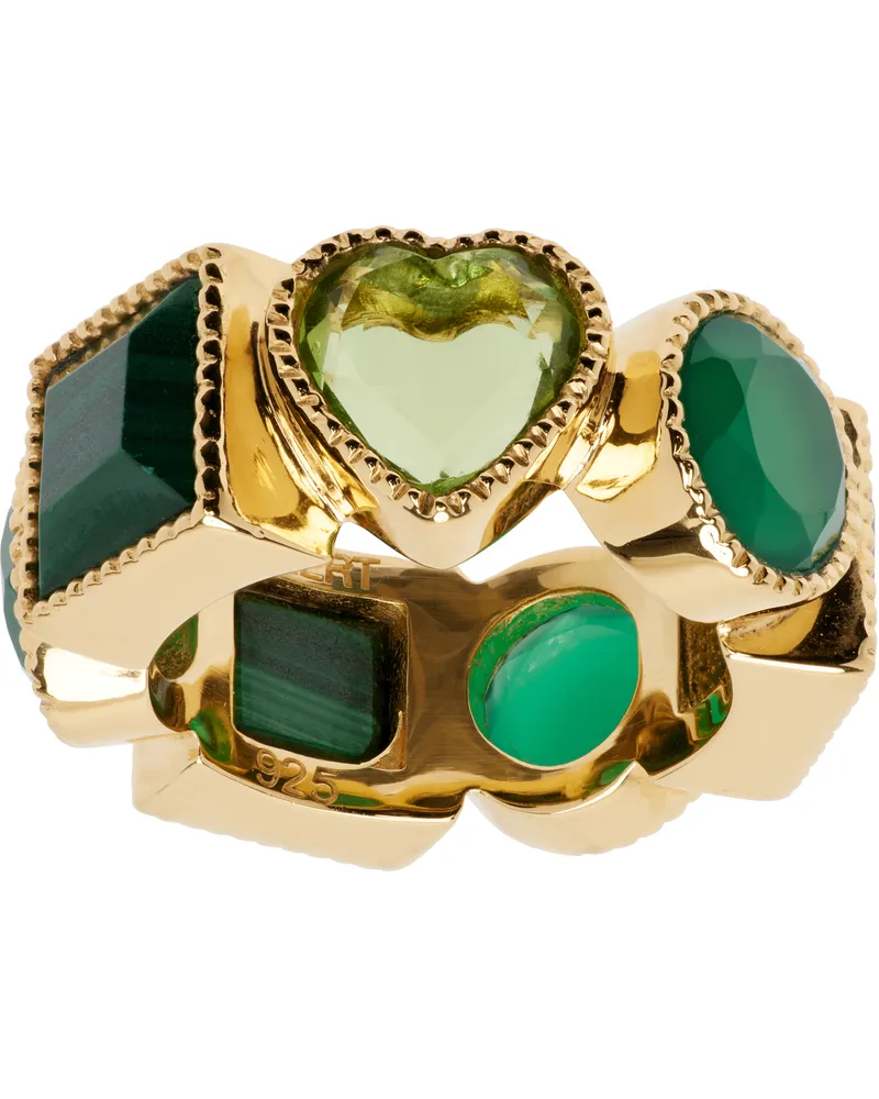 VEERT The Green Shape' Ring Yellow