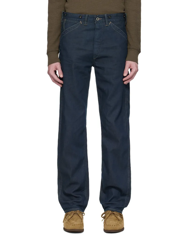 RRL Indigo Engineer Fit Jeans Dark