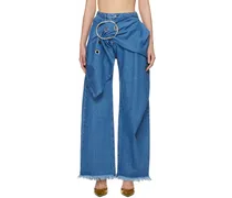 Blue Belted Jeans