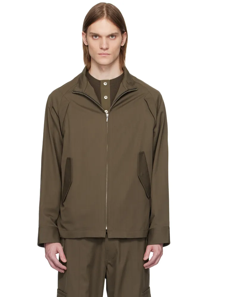 Omar Afridi Brown Nemesis Jacket Sand