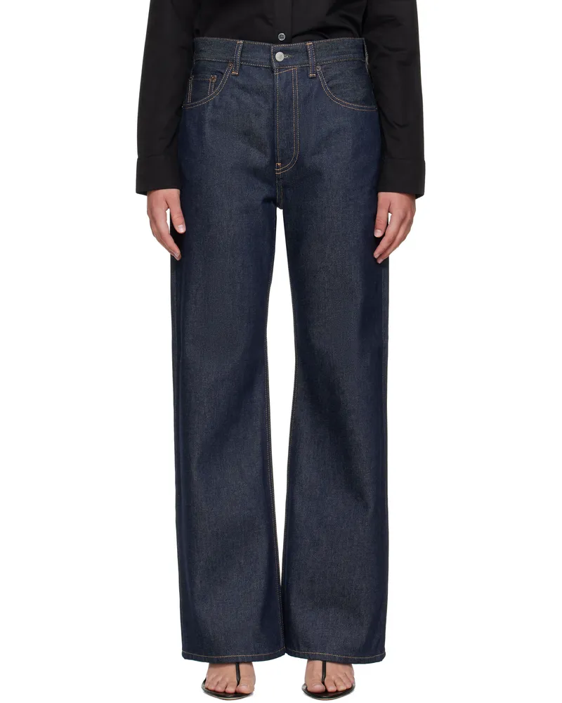 Acne Studios Navy Regular Fit 2021F Jeans 135