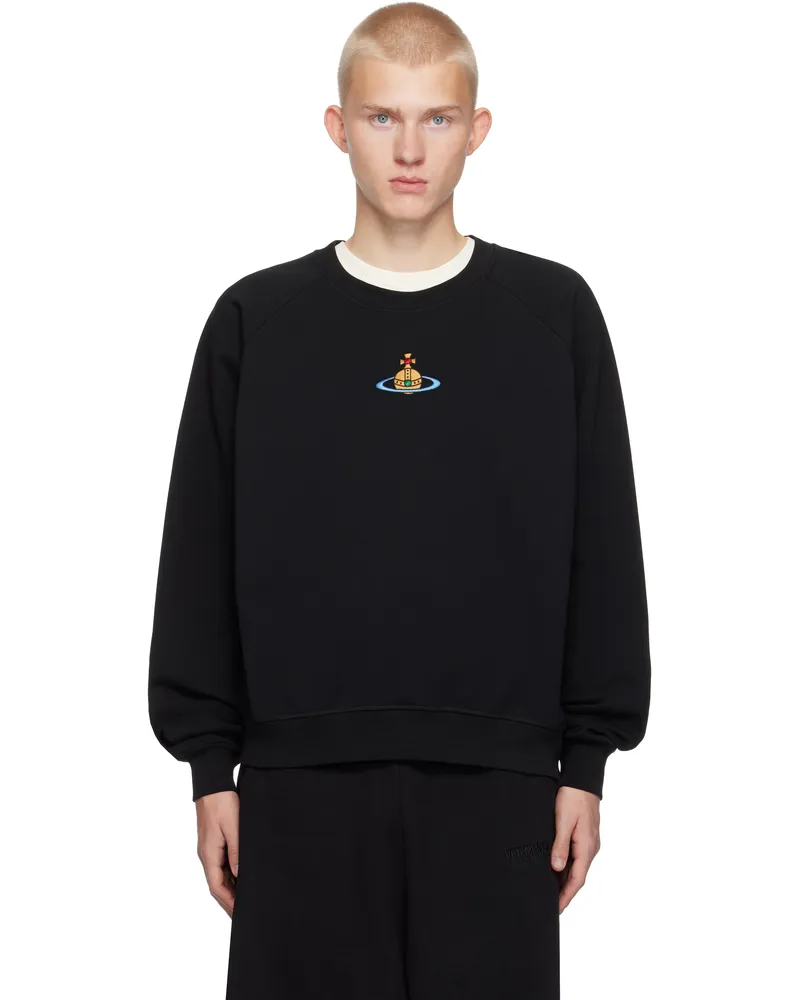Vivienne Westwood Black Raglan Sweatshirt Ss24-n401