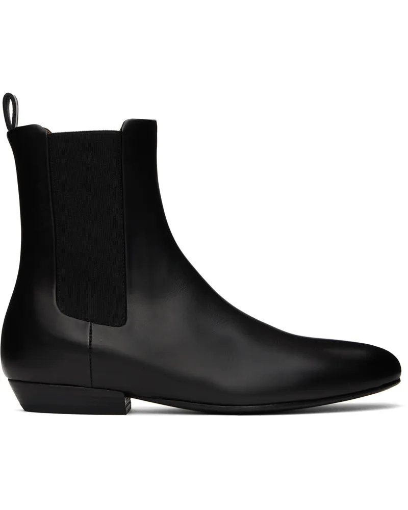 Marsèll Black Miniblocco Beatle Chelsea Boots 666