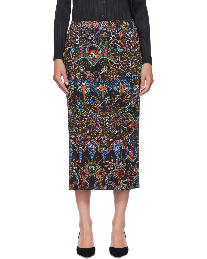 Issey Miyake Black Light Festival Midi Skirt 15