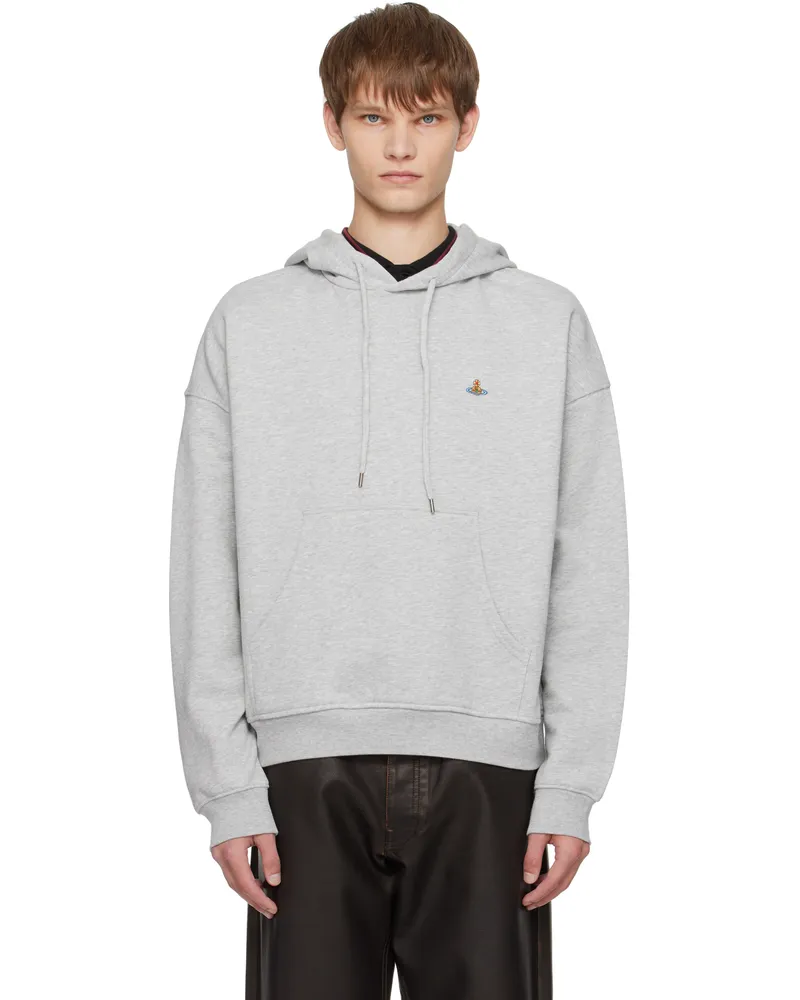 Vivienne Westwood Gray Ashton Hoodie Aw25-grey