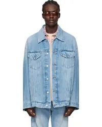 Acne Studios Blue Oversized Denim Jacket Light