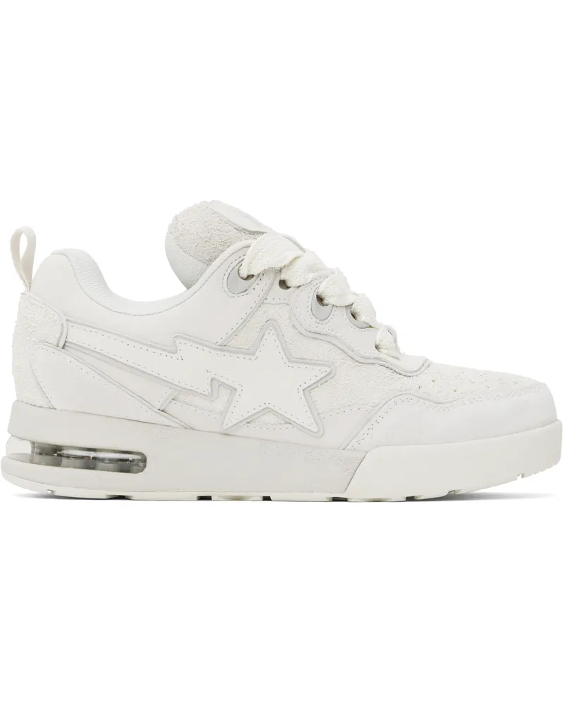 BAPE Off-White Flip Sta #1 Sneakers Wht-white