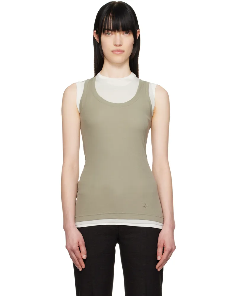 Jil Sander Three-Pack Multicolor 3 Layers Tank Tops 370