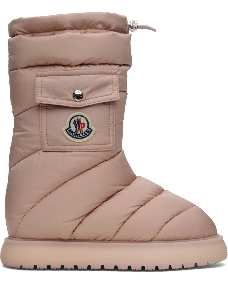 Moncler Pink Gaia Down Boots 51l