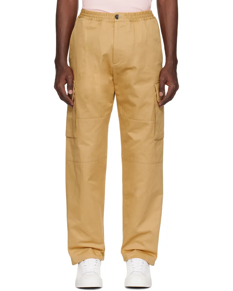 Marni Beige Drawstring Cargo Pants 00w29
