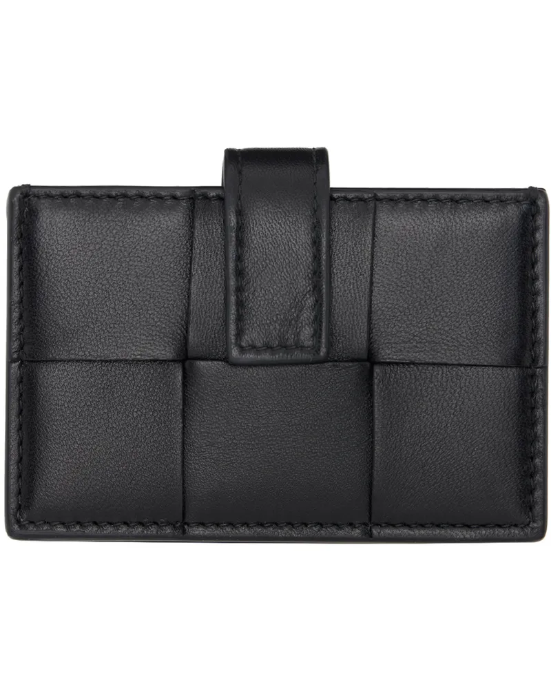Bottega Veneta Black Accordion Card Holder 8425