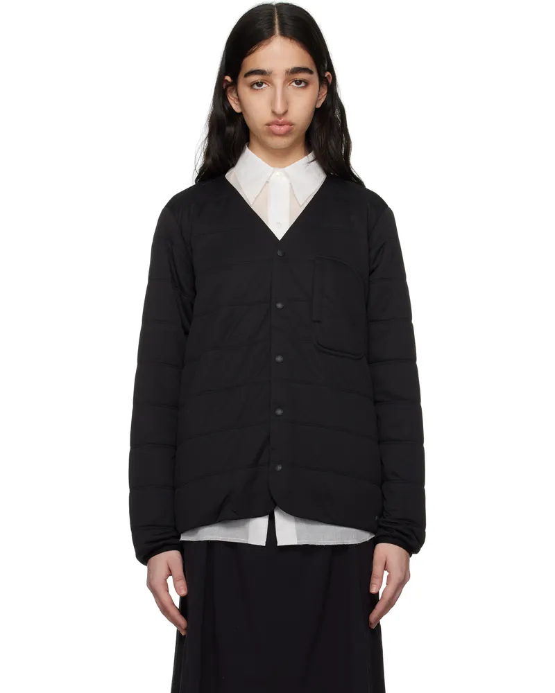 Snow Peak Black Flexible Insulated Cardigan Black